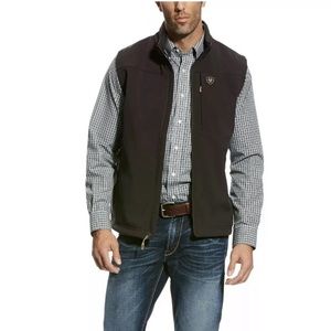 Ariat® Men's Vernon Espresso Bean Brown Vest SZ XL